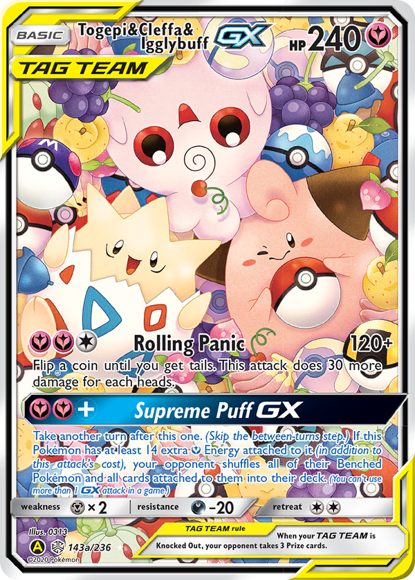Togepi & Cleffa & Igglybuff GX (143a/236) [Alternate Art Promos] - Pokémon