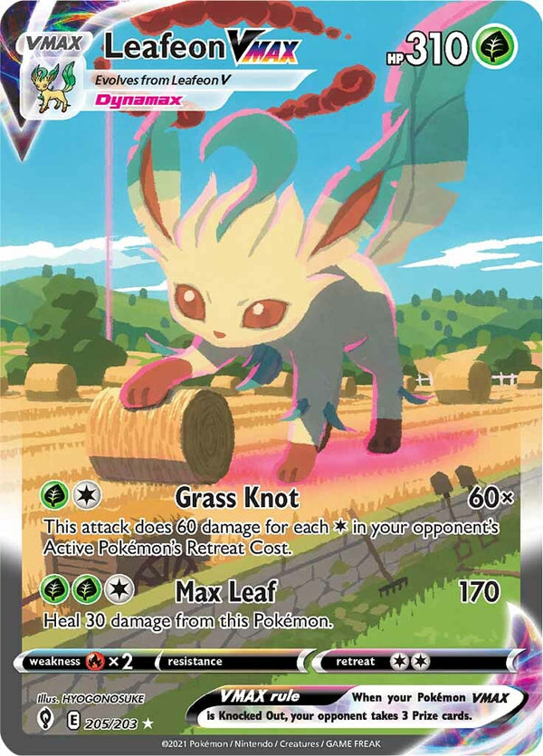 Leafeon VMAX (205/203) [Sword & Shield: Evolving Skies] - Pokémon