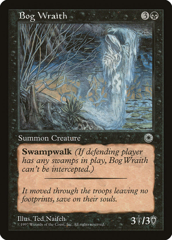Bog Wraith [Portal] - Magic: The Gathering