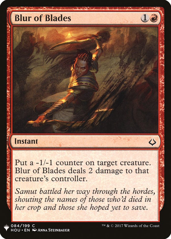 Blur of Blades [Mystery Booster] - Magic: The Gathering
