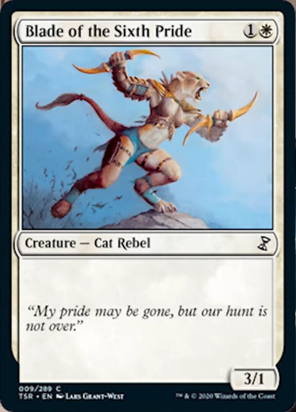 Blade of the Sixth Pride [Time Spiral Remastered] - Magic: The Gathering