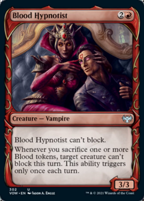 Blood Hypnotist (Showcase Fang Frame) [Innistrad: Crimson Vow] - Magic: The Gathering