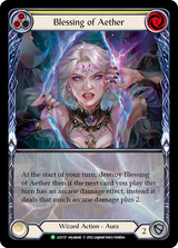 Blessing of Aether (Yellow) [LGS117] (Promo)  Rainbow Foil - Flesh And Blood