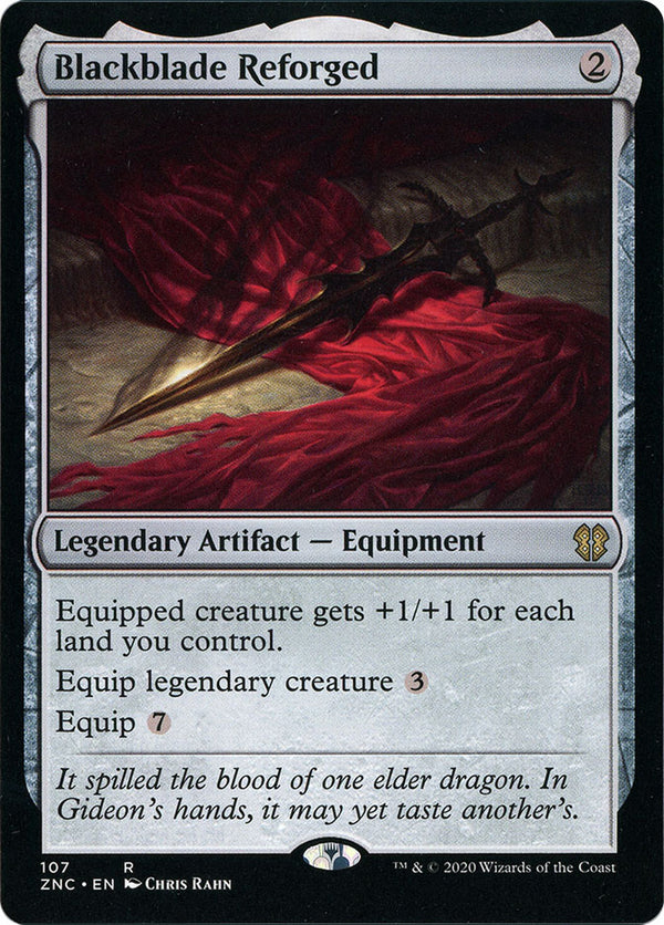 Blackblade Reforged [Zendikar Rising Commander] - Magic: The Gathering