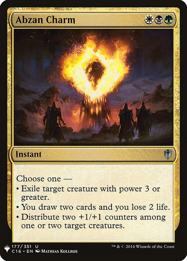 Abzan Charm [Mystery Booster] - Magic: The Gathering