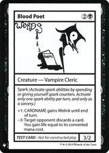 Blood Poet [Mystery Booster Playtest Cards] - Magic: The Gathering