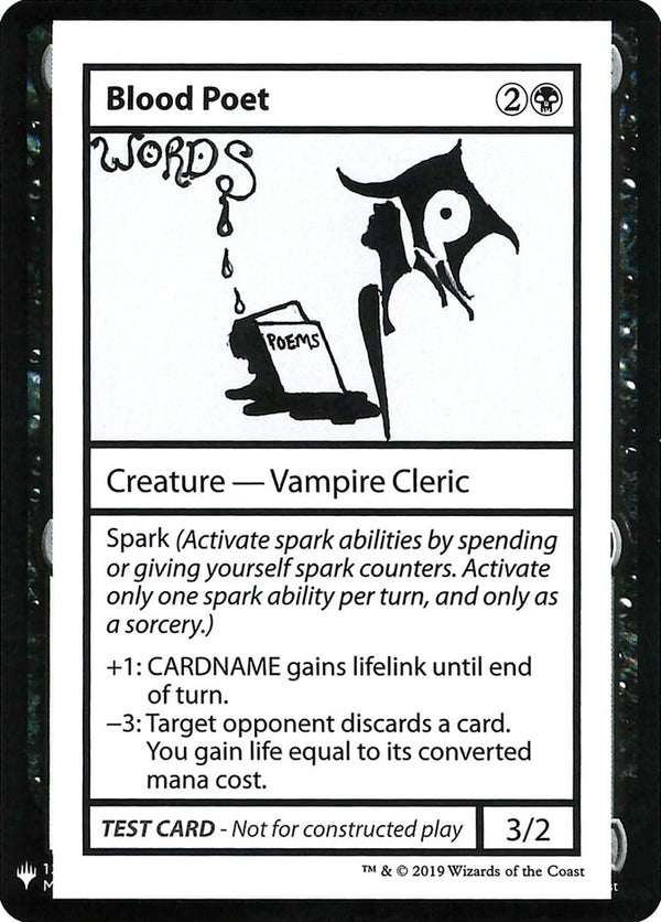 Blood Poet [Mystery Booster Playtest Cards] - Magic: The Gathering