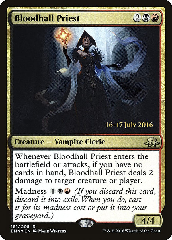 Bloodhall Priest [Eldritch Moon Prerelease Promos] - Magic: The Gathering