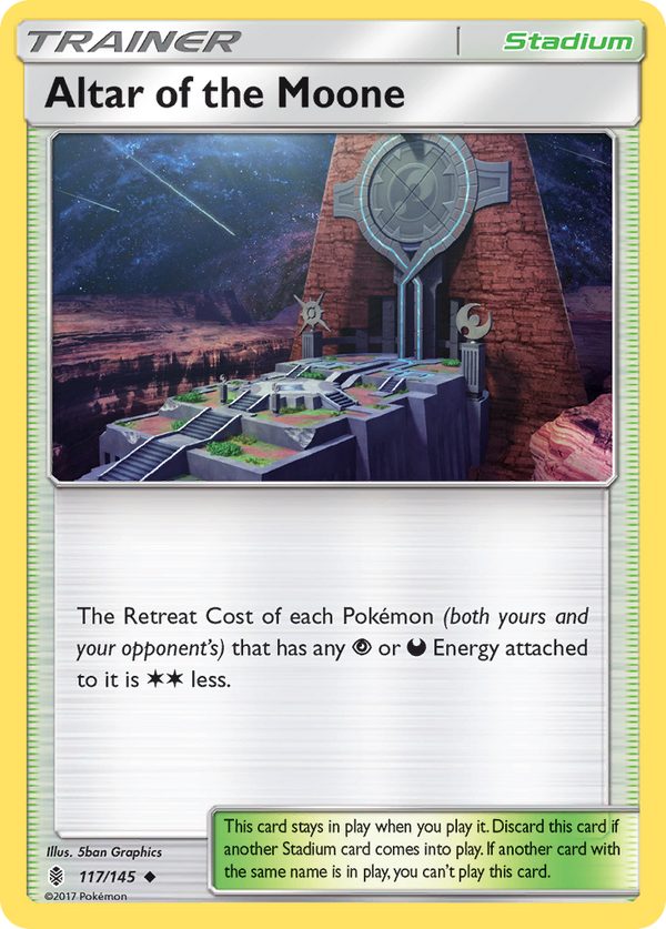 Altar of the Moone (117/145) [Sun & Moon: Guardians Rising] - Pokémon