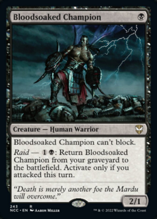 Bloodsoaked Champion [Streets of New Capenna Commander] - Magic: The Gathering