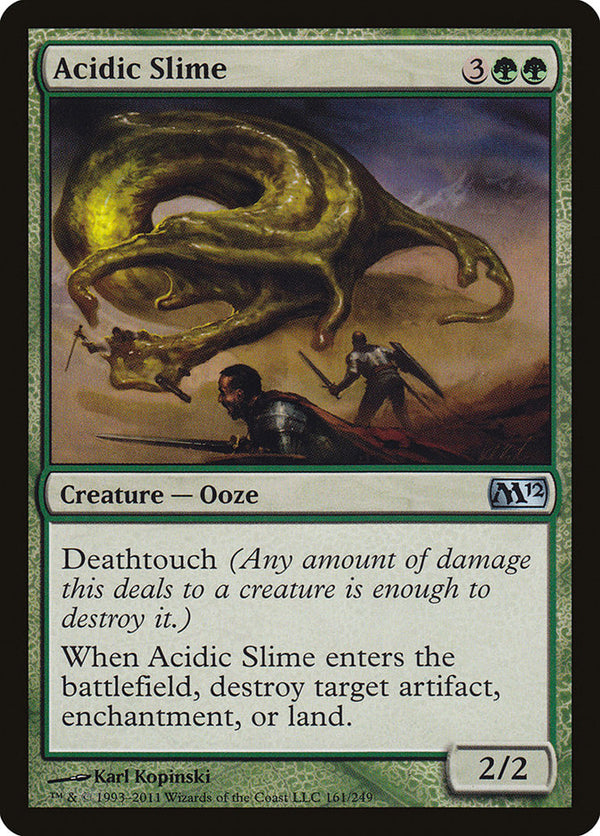 Acidic Slime [Magic 2012] - Magic: The Gathering