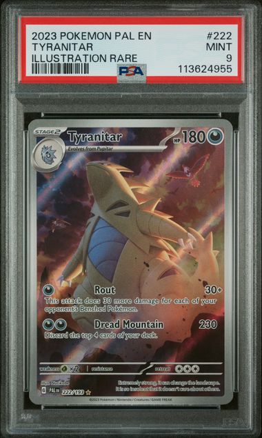 Tyranitar (222/193) [Scarlet & Violet: Paldea Evolved] Graded PSA 9