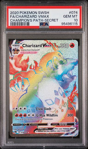 Charizard Vmax (074/073) [Sword & Shield: Champion's Path] Graded PSA 10