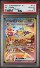 Jolteon EX (209/187) [JP: Terastal Fest] Graded PSA 10