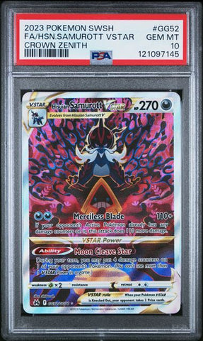 Hisuian Samurott Vstar (GG52/GG70) [Sword & Shield: Crown Zenith] Graded PSA 10
