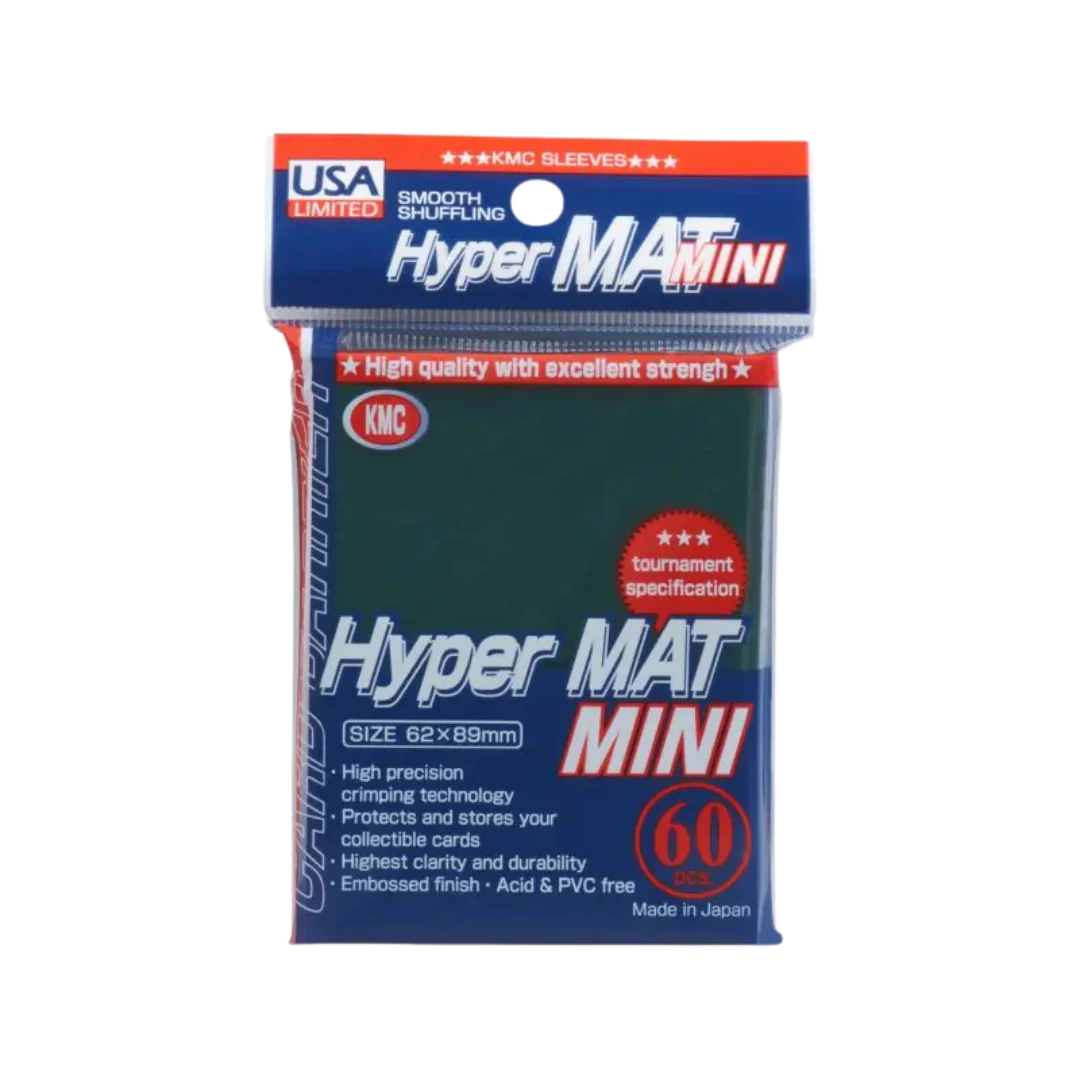 KMC Yu-Gi-Oh! Size 60ct - Hyper Mat Green