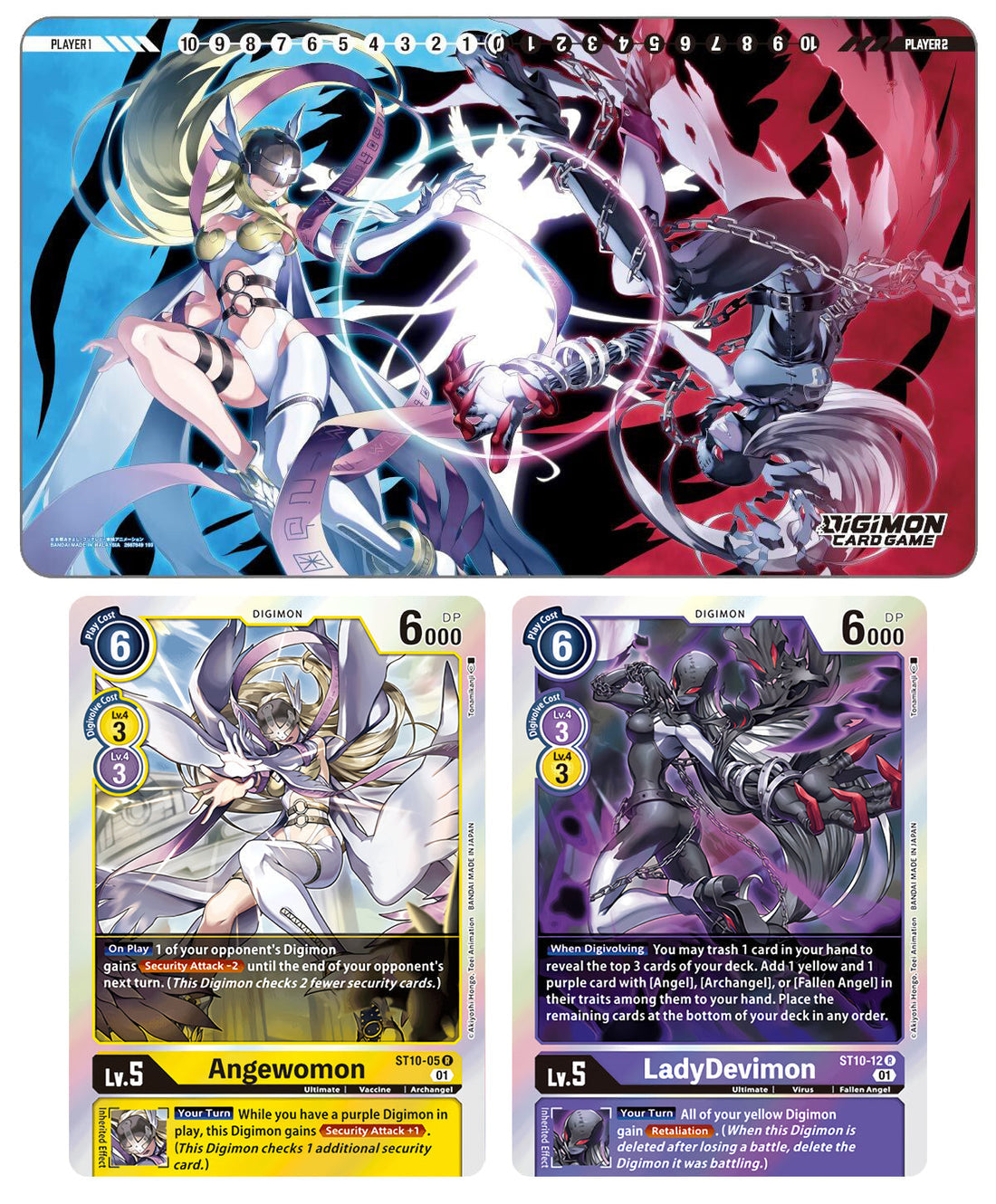 DIGIMON CARD GAME - Tamer Set - Angewomon & LadyDevimon
