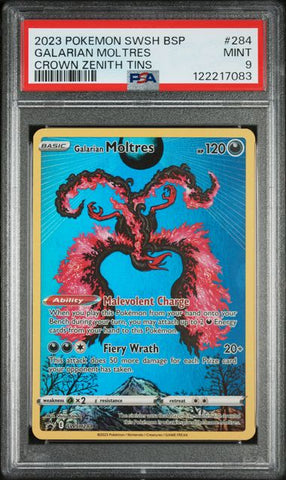 Galarian Moltres (SWSH284) [Sword & Shield: Crown Zenith] Graded PSA 9