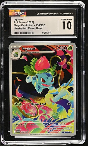 Ivysaur (134/132) [Mega Evolution] Graded CGC 10