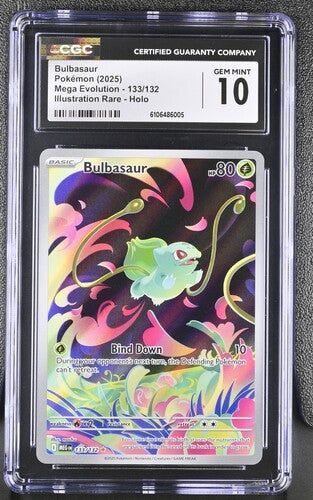 Bulbasaur (133/132) [Mega Evolution] Graded CGC 10