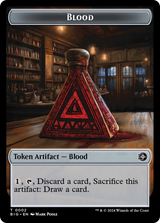 Blood Token [Outlaws of Thunder Junction: The Big Score Tokens] - Magic: The Gathering