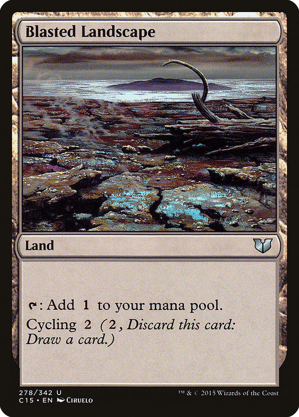 Blasted Landscape [Commander 2015] - Magic: The Gathering