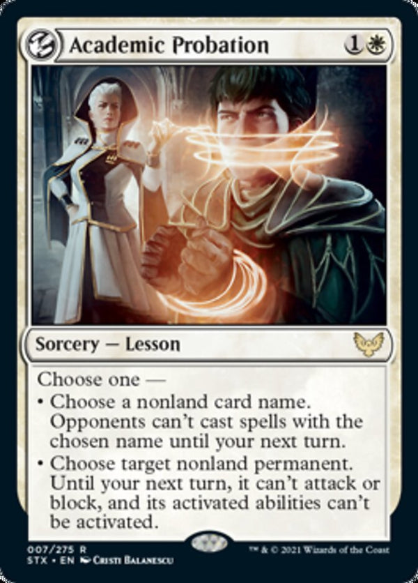 Academic Probation [Strixhaven: School of Mages] - Magic: The Gathering