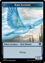 Bird Illusion Token [Commander Masters Tokens] - Magic: The Gathering