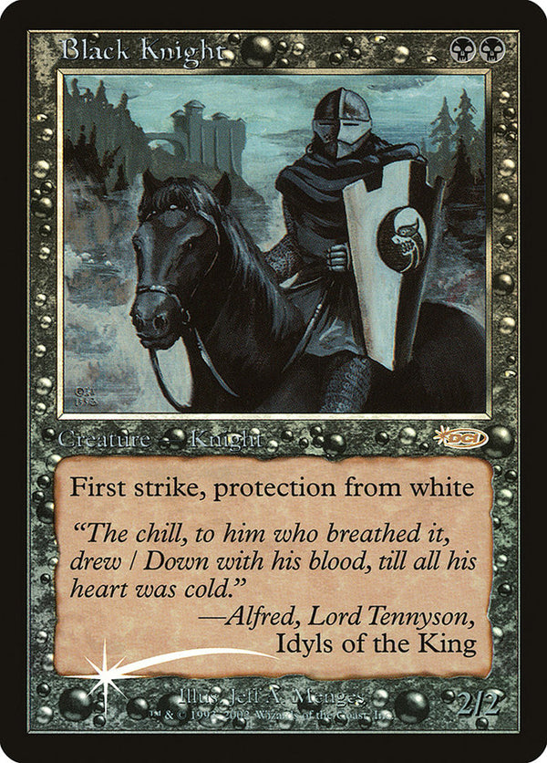 Black Knight [Friday Night Magic 2002] - Magic: The Gathering