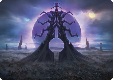 Black Sun's Twilight Art Card [Phyrexia: All Will Be One Art Series] - Magic: The Gathering