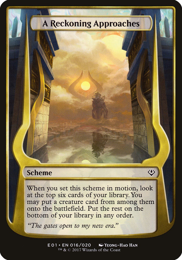 A Reckoning Approaches (Schemes) [Archenemy: Nicol Bolas Schemes] - Magic: The Gathering
