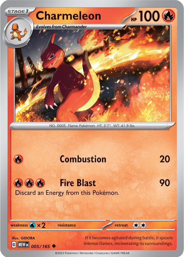 Charmeleon (005/165) [Scarlet & Violet 151] - Pokémon