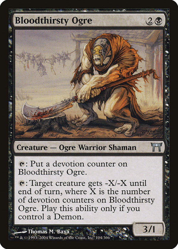 Bloodthirsty Ogre [Champions of Kamigawa] - Magic: The Gathering