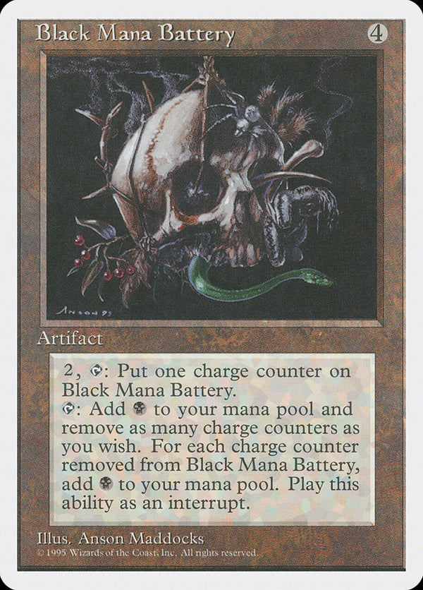 Black Mana Battery [Fourth Edition] - Magic: The Gathering