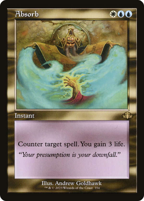 Absorb (Retro) [Dominaria Remastered] - Magic: The Gathering