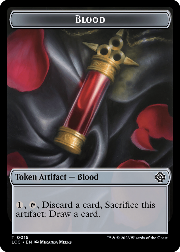Blood // Vampire (0004) Double-Sided Token [The Lost Caverns of Ixalan Commander Tokens] - Magic: The Gathering