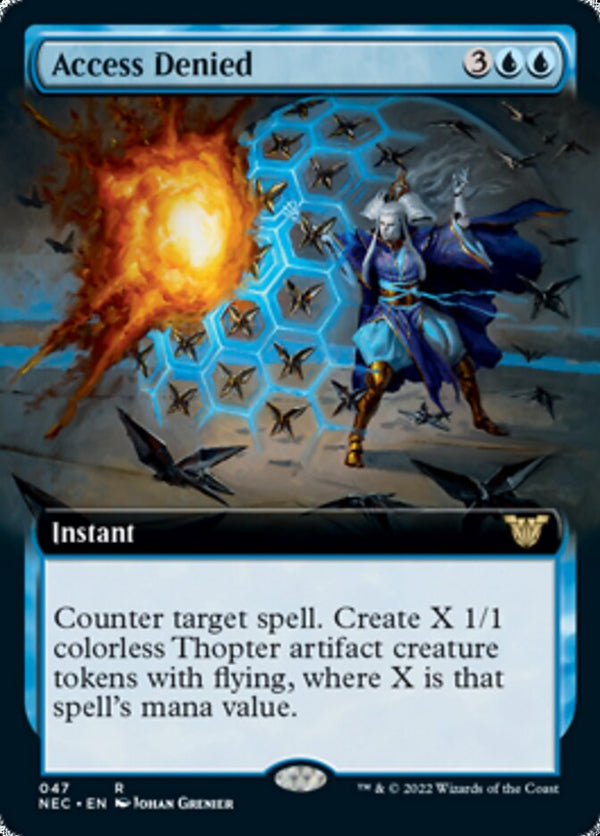 Access Denied (Extended Art) [Kamigawa: Neon Dynasty Commander] - Magic: The Gathering