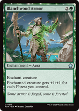 Blanchwood Armor [Foundations] - Magic: The Gathering