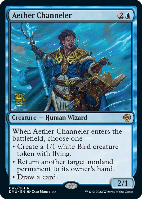 Aether Channeler [Dominaria United Prerelease Promos] - Magic: The Gathering