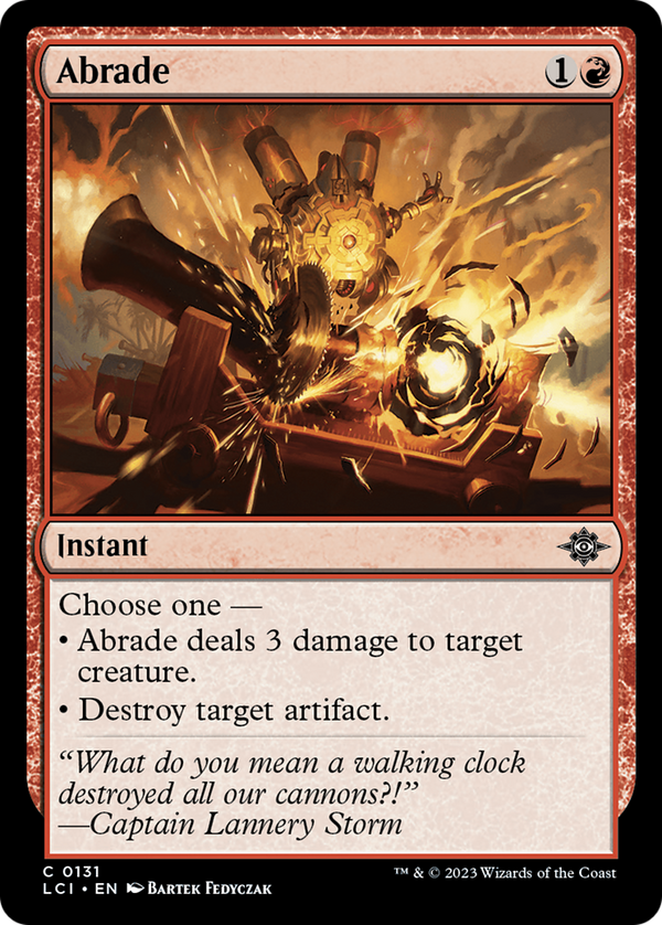Abrade [The Lost Caverns of Ixalan] - Magic: The Gathering