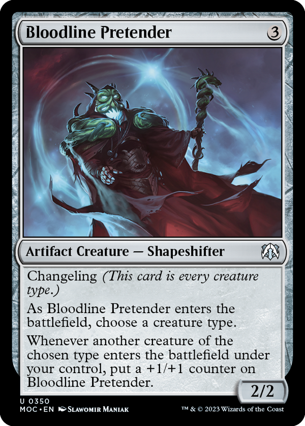 Bloodline Pretender [March of the Machine Commander] - Magic: The Gathering