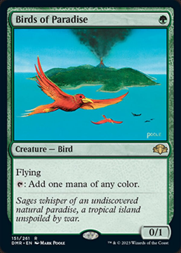 Birds of Paradise [Dominaria Remastered] - Magic: The Gathering