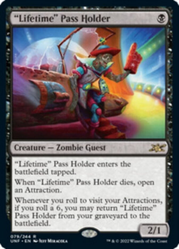"Lifetime" Pass Holder [Unfinity] - Magic: The Gathering