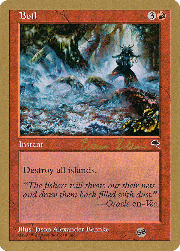 Boil (Brian Selden) (SB) [World Championship Decks 1998] - Magic: The Gathering