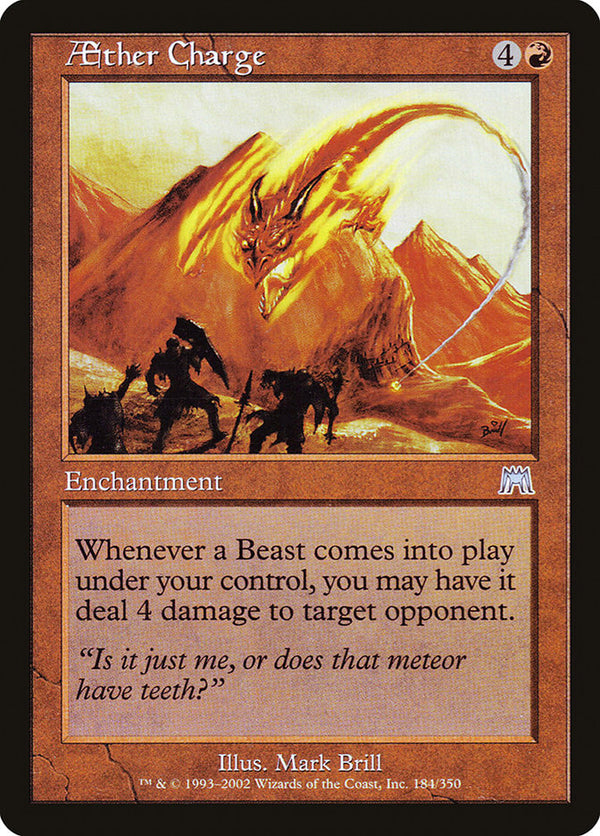 Aether Charge [Onslaught] - Magic: The Gathering
