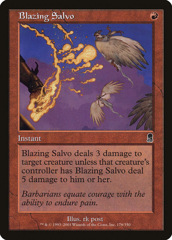 Blazing Salvo [Odyssey] - Magic: The Gathering