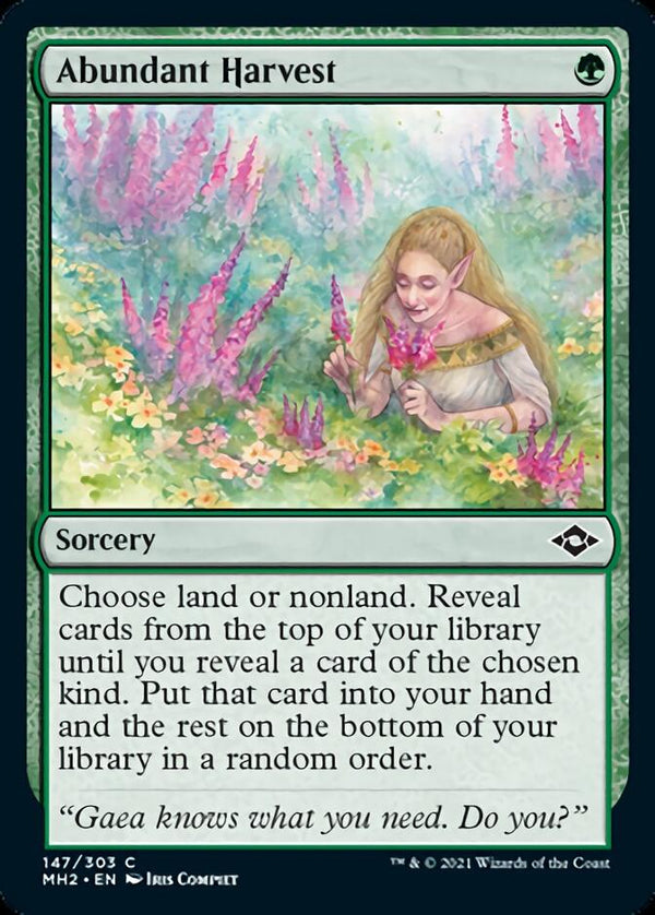 Abundant Harvest [Modern Horizons 2] - Magic: The Gathering