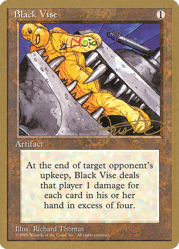 Black Vise (Mark Justice) [Pro Tour Collector Set] - Magic: The Gathering