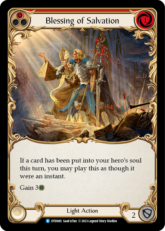 Blessing of Salvation (Red) [DTD085] (Dusk Till Dawn) - Flesh And Blood