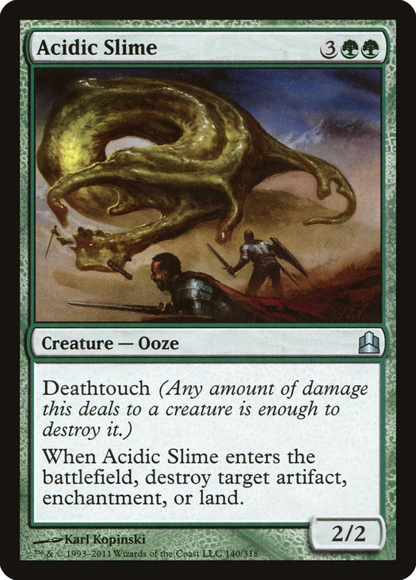 Acidic Slime [Commander 2011] - Magic: The Gathering